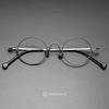 Japanese Retro Personalized Ultralight Pure Titanium Optical Prescription Glasses Frame for Men and Women Round Frame Glasses