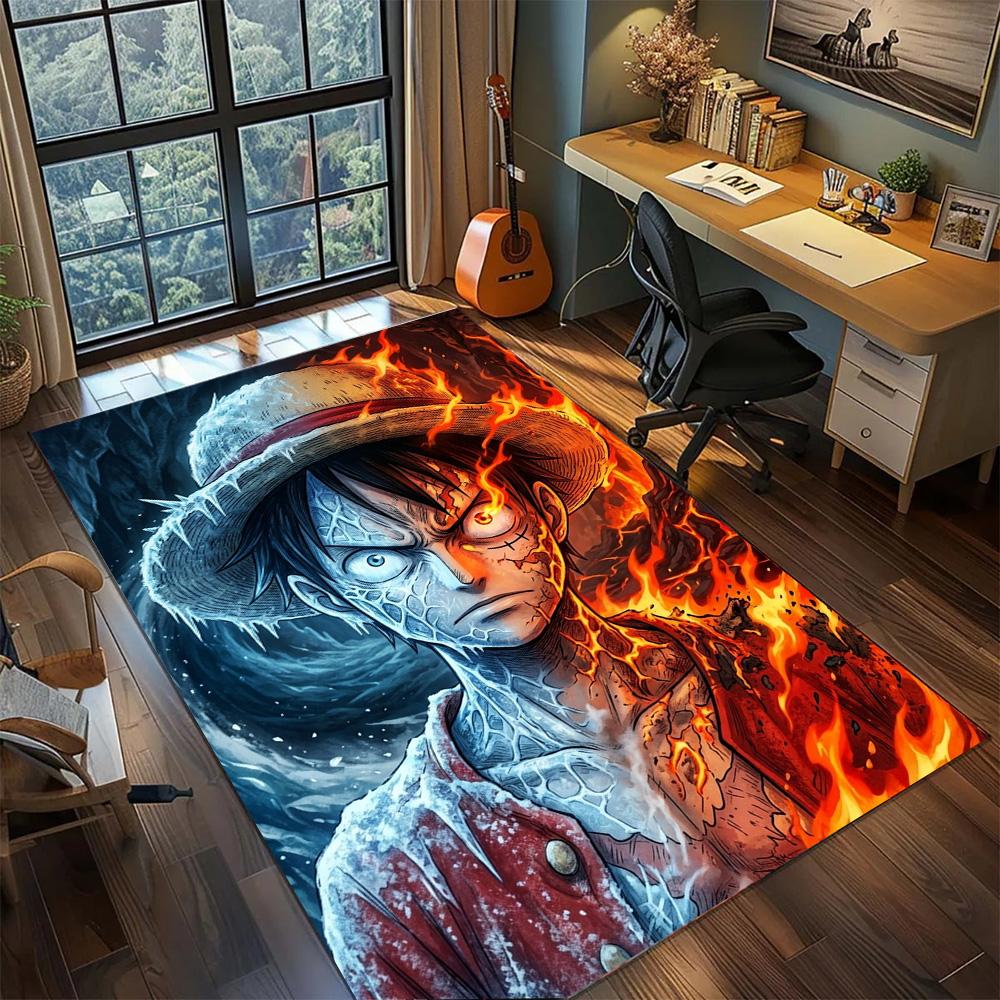 One Piece!Rug Carpet Large Area Rug Non Slip Washable Floor Mat Gamer Room Bedroom Home Decor
