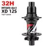 ARC MT009 Fahrradnabe 32 28 36 Löcher 6 Klinken HG MS XD 8 9 10 11 12 Gänge Freilaufkörper Gedichtete Lager MTB Mountainbike Vorder- Hinterradnabe