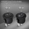 NEW High Quality 12V 24V Circular Switch Mini 20MM ON/OFF Switch 2 Pin Toggle Switch Round Rocker Switch RVs