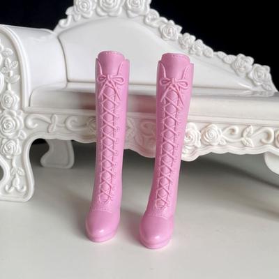 New Fashion Doll Shoes Multistyles Plastic Female Doll Boots DIY Accessories High Heels Shoes Doll Long Knees Boots