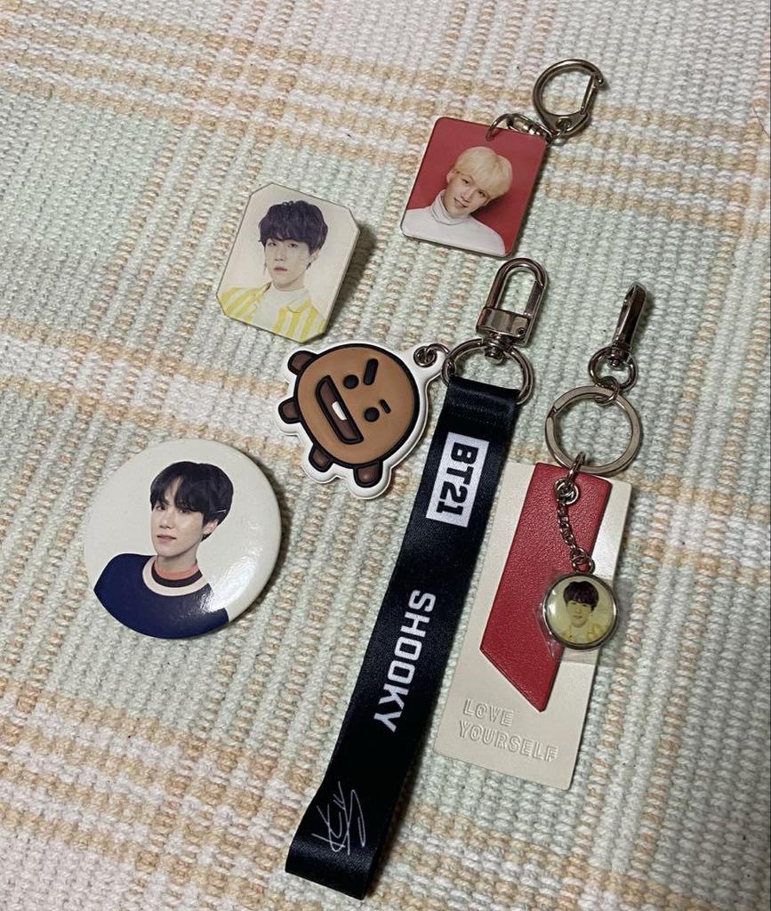 [USED] BTS SUGA Yoongi Official Strap Badge with Bonus