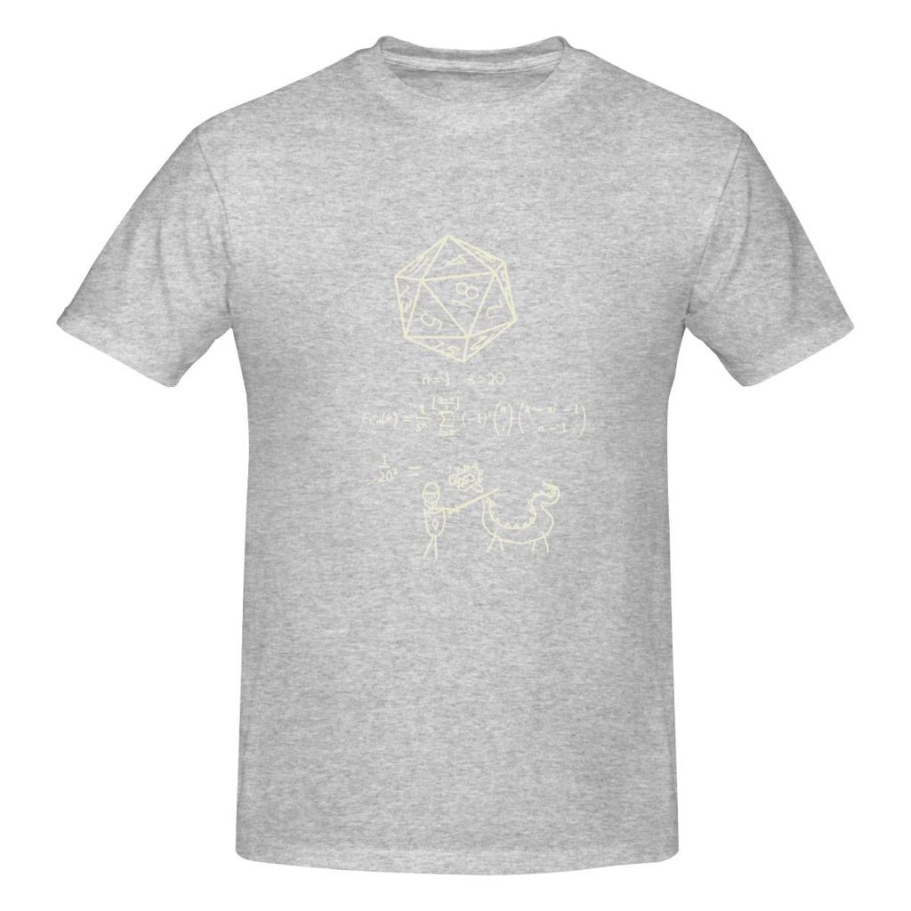 The Science Of 20 Sided Dice Soft And Glutinous Tshirt Fresh And Casual Morandi Colors Short Sleeve