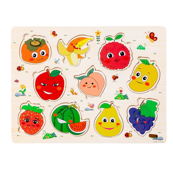 

Дерев яна головоломка Цифри Літери Тварини Еко- весела навчальна іграшка Когнітивна дрібна моторика 8