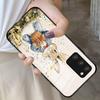 Cute P-PeterS Rabbit Phone Case For Samsung S26 S25 S24 FE S23 S22 S21 Plus S20 Ultra Note20Ultra Black Glass Cover