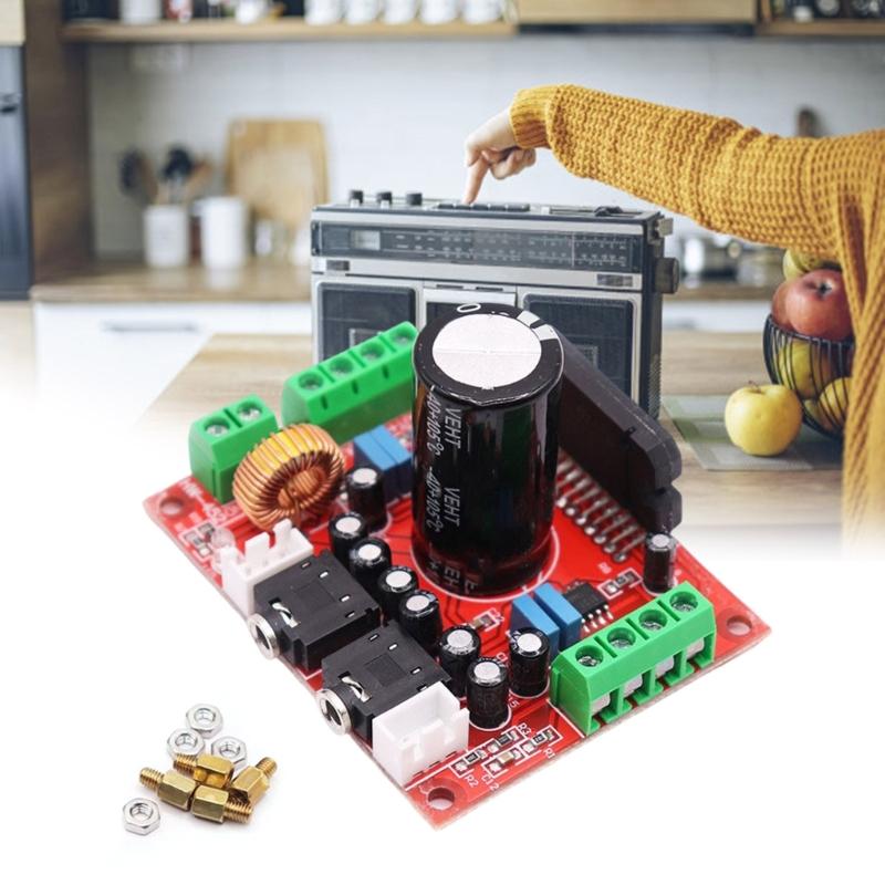 XH-M150 4-Kanal Auto Audioverstärkerplatine mit TDA7850 Chip 10000uf und Rauschunterdrückung verbessert den Klang