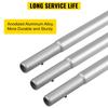 Advertising Flag Pole, 12 X Feather Flag Bundles with Ground Spike, 16 Ft Windless Flag Pole Sets with Ground Mounting Stake, 6pcs Swooper Flag Pole