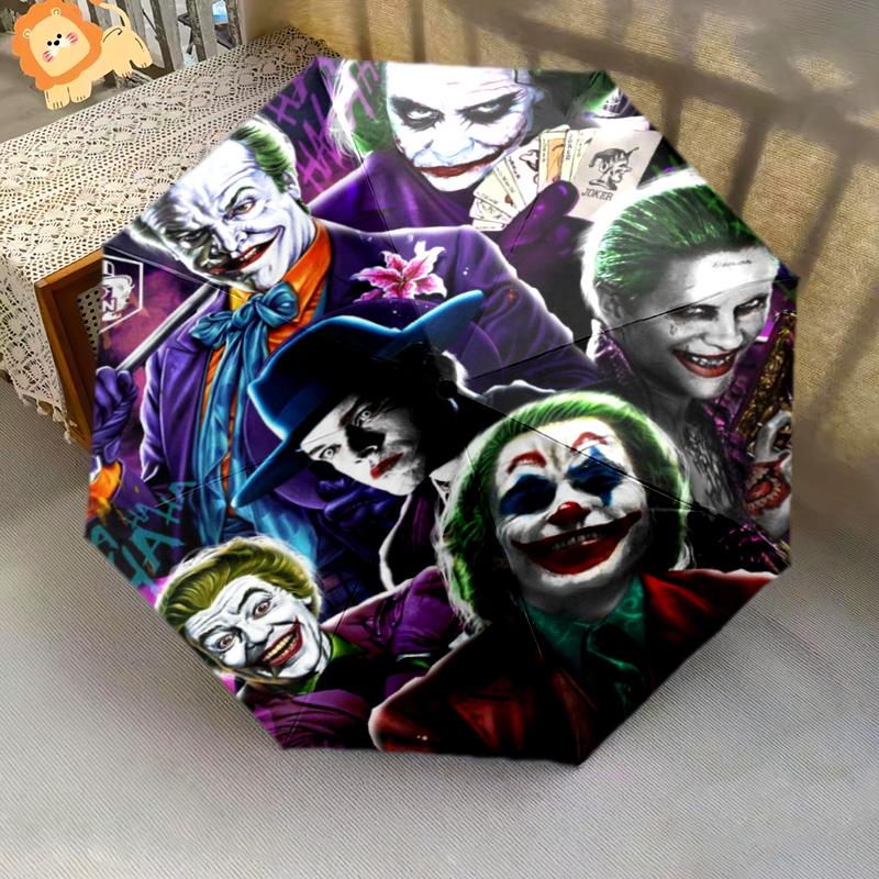 Joker Happy Face Folding Umbrella Suitable For All Seasons Umbrella Light Umbrella Gift