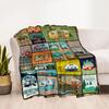 Camper Life Adventure Blankets Are Suitable for Living Rooms,making Them an Ideal Choice for Outdoor Travel and Gifts.