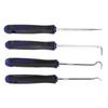 4Pcs Car Long Pick & Hook Set Gasket Puller Pick Tools For Removing Auto Oil Seal O-Ring Seal Tool Oil Sealers Screwdrivers Kit