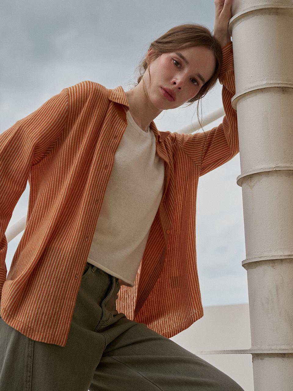 Rayher Del Luna Striped Knit Shirt