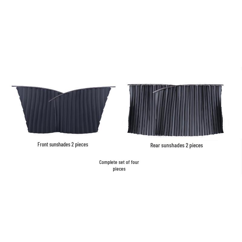 Universal Magnetic Car Sun Shade and Window Curtains