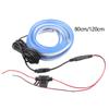 2pcs 80/120cm Car Led Light Strip for Hood Waterproof Flexible Decoration Strip Light Decor Lamp Universal Daytime Running Light