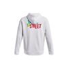 Under Armour Sweatshirts Men's White Hooded Moderate Regular 1374310-100