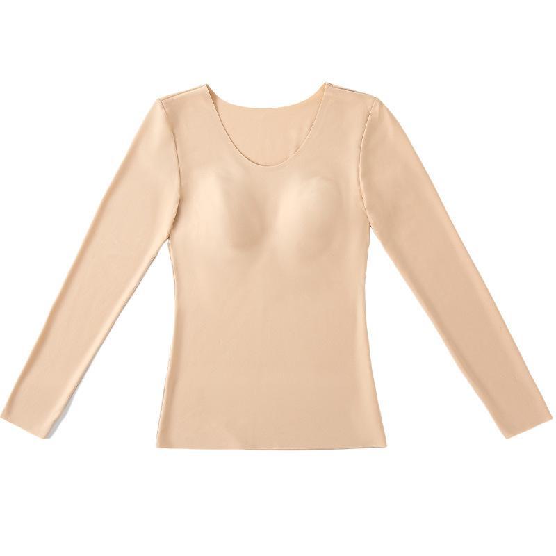 Haosangyuan Silk Mulberry Chest Pad with Moisture-Wicking, Skin-Friendly Thermal Underwear (Super Soft)