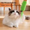 Soft Cats Selfs Groomer Silicone Cats Grooming Massage Brush Face Scratchers Pet Massage Shedding Tool for Table Legs