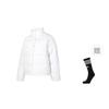 New Adidas FW24 Puffer Jacket Women's White IX8867