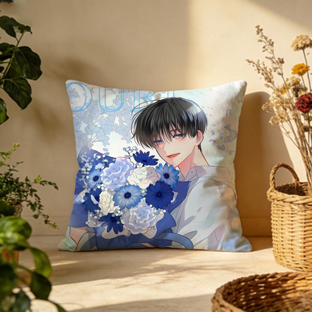 

Fashion Ttamonkun Ima Dotchiing Cushion Cover Versatile DoubleSided Pillow Case Fit for Sofa Bed Car Daily Decor 30X30cm