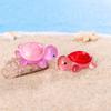 Cartoon Mini Luminous Turtles Ornament Light In The Dark Turtle Statue  Aquarium