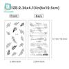 Ricalon Blue Luminous Love Couple Finger Tattoo Stickers