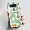 Cute Case For LG Q8 Funda Fashion Capa Coque Printing Shell Protective Cover Soft Silicone Cartoon Black Casing