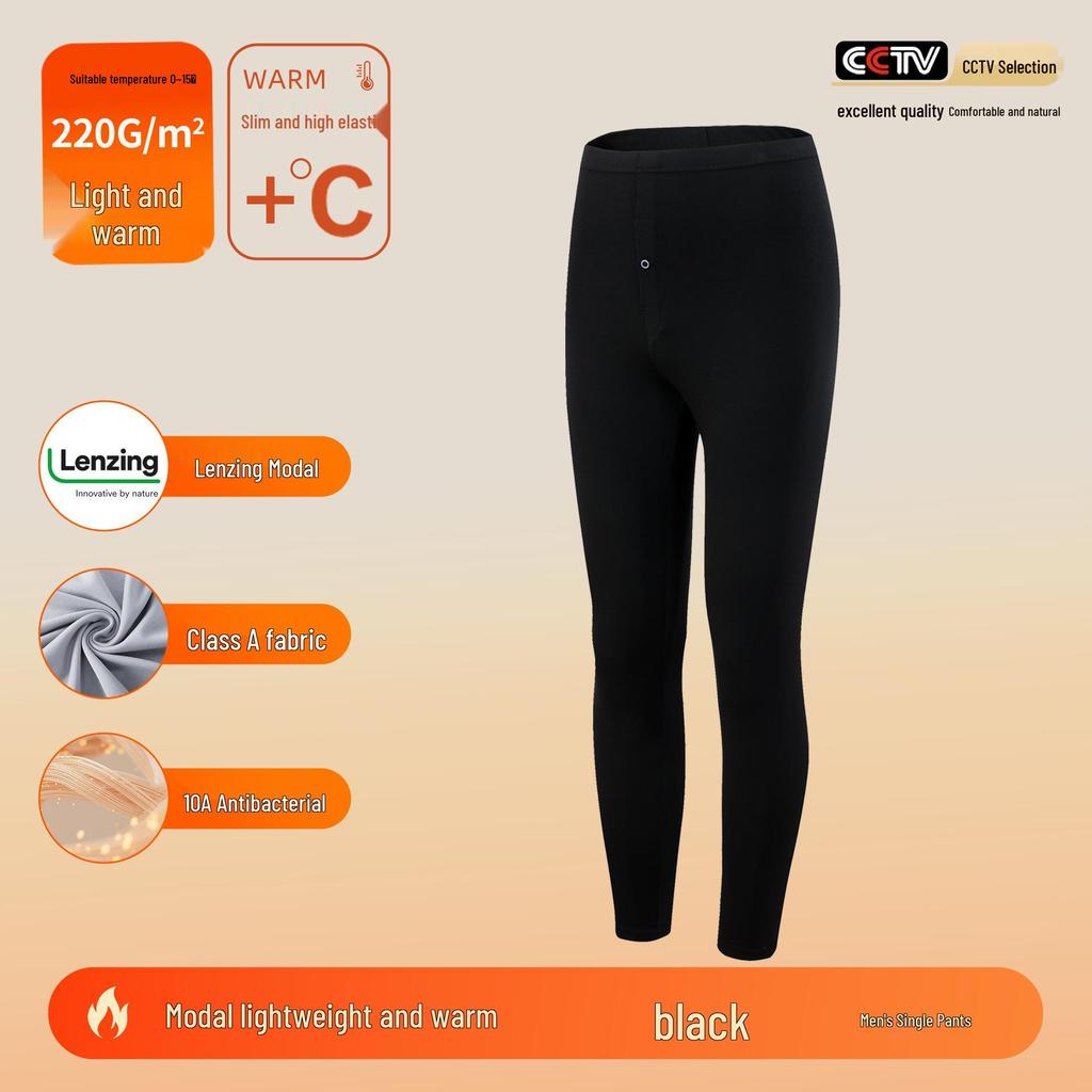 Class A Lenzing Modal 80-Count Warm Base Layer Set: Men's & Women's Autumn Heat-Generating Skinwear