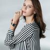 Diamond Lucea Leather Watch PB8029BK
