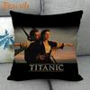 Custom Titanic Tv Pillowcase 45X45Cm Wedding Decorative Pillow Cover Eco-Friendly Cotton Linen Fabric Pillow Case