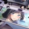 Kaoruko Waguri Mouse Pad Multiple Sizes Large Square Computer Office Game Table Mats Rubber Anti-slip Mousepads