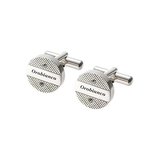 [Genuine] Orobianco Cufflinks Cufflinks Cufflinks Men s Brand Accessories Silver ORC209A