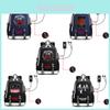 Mochila Stranger Things Para Estudiantes Ligera Y Duradera Con Carga Usb