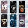 Game Don T S-Starve Phone Case For iPhone 16,15,14,13,12,11 Pro,Max,Plus,X,XS,XR,SE,Mini Transparent Silicone Soft