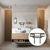 Space Efficient Wall Mounted Iron Holder And Ironing Board Rack Durable Wood Metal Design For Modern Households