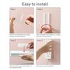 Convenient Wall Mount Power Strip Holder for Kitchen Bathroom and Office