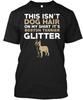 Boston Terrier Glitter Funny This Isnt Dog Hair On T-Shirt Made In USA S-5XL
