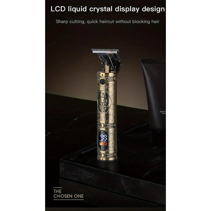 1 Set Verbessern Sie Ihr Haarschnitt-Spiel – Professionelles kabelloses Haarschneide-Set mit LCD-Display – perfektes Geschenk für Männer und Papa!