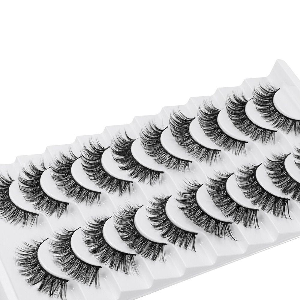 Natrual Long False Eyelashes Handmade Fake Eyelash 3D Faux Mink Lash Eye Lash Extension