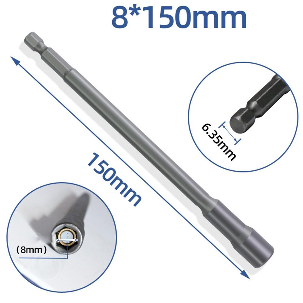 Drill Bit Extension Hexagon Nut Driver Socket Wrench Adapter
