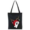 Christmas 26 English Letter Printing Tote Bag Shoulder Bag Women's New Large Capacity Go Out Portable