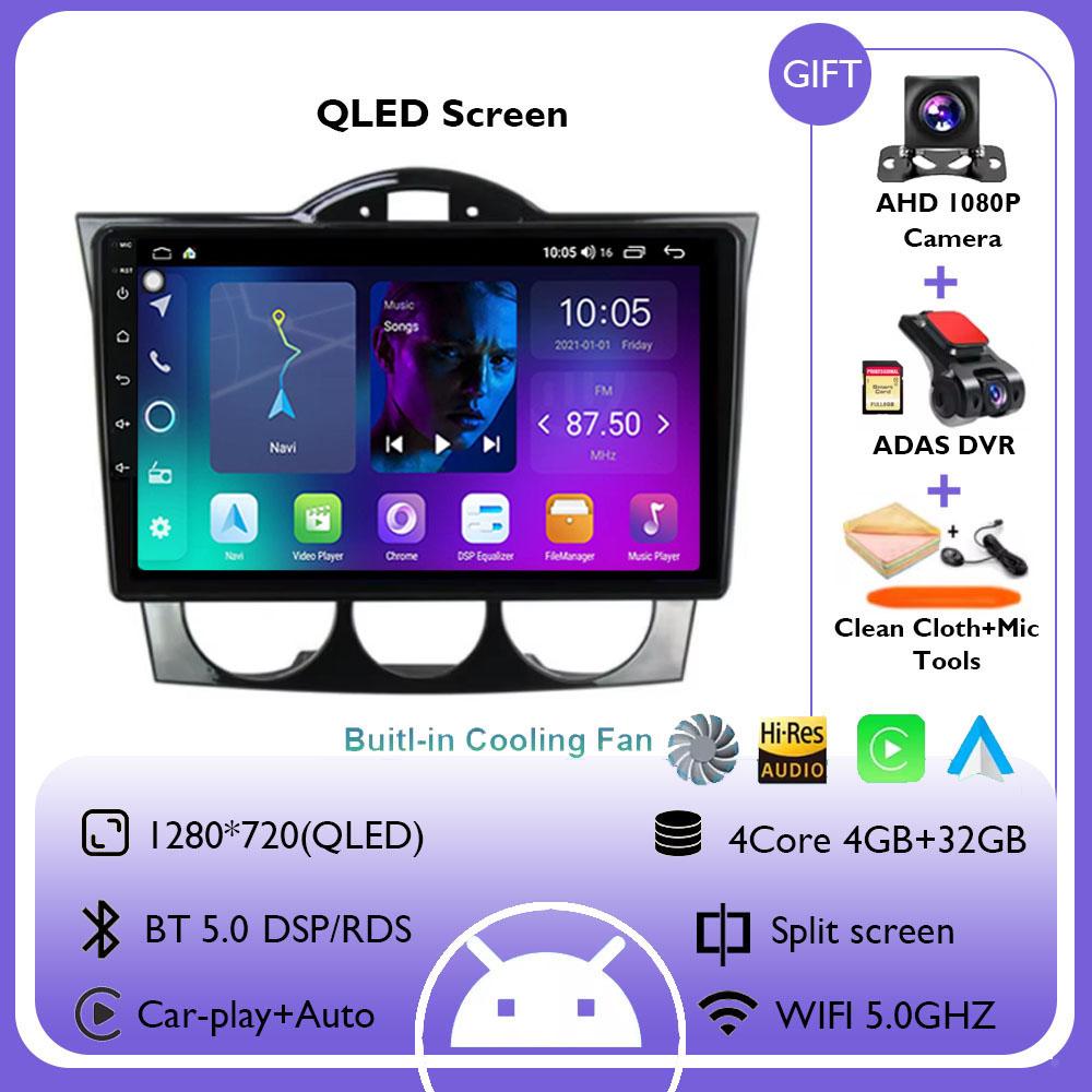Android 14 Carplay Auto Autoradio Für Mazda RX-8 RX 8 RX8 SE 2003-2011 Multimedia Navigation GPS Video Player DSP Stereo WIFI+4G