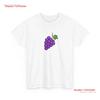 Grape Vibes Heavy Cotton T Shirt Casual Summer Cute Fruit for Lovers Picnic Outfit Everyday Wear Vintage Washed Graphic Unisex
