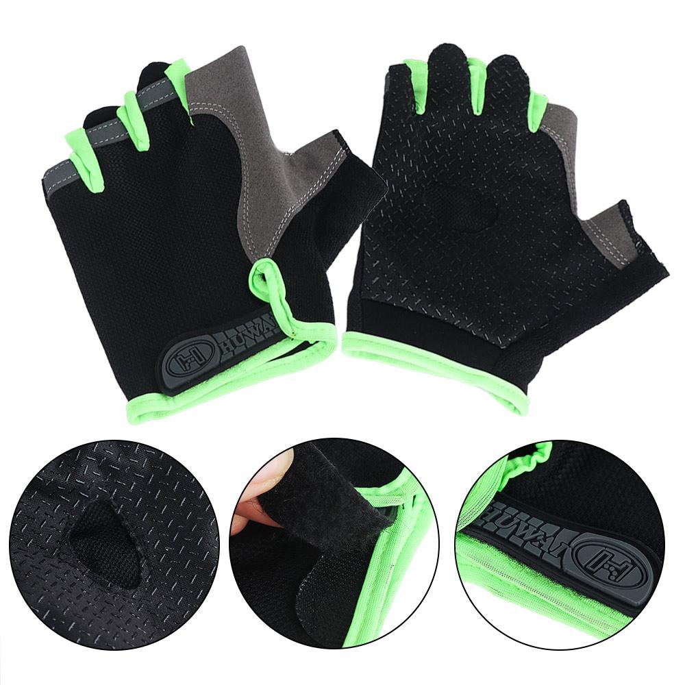Non-slip Sports Equipment Half Finger Gloves Sport Mittens Wrist Wrap Cycling Gloves Gym Gloves