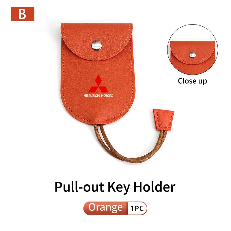 Car Key Bag Storage Tidying Creative Fashion Keychain Storage Accessories For Mitsubishi Outlander Lancer L200 ASX Pajero