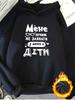 1pc Fashion Women'S Fall Winter Warm Hooded Sweatshirt Elegant Beautiful Y2K Style Fun Text Print Unique Attitude Pattern Print Fl