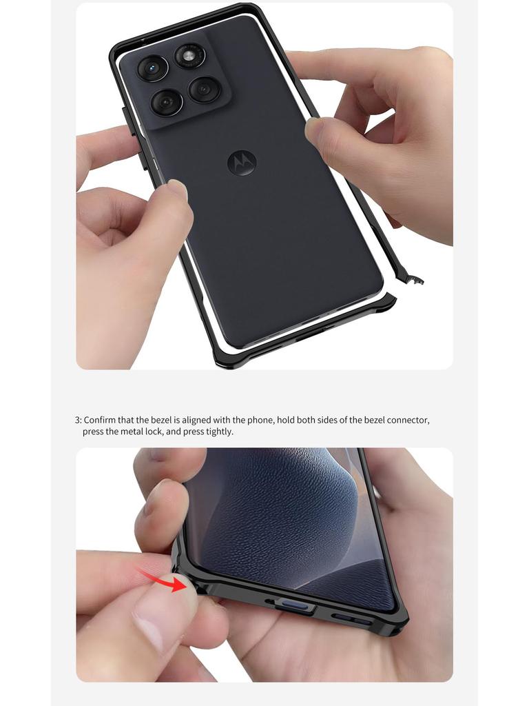 Motorola Moto Edge 60/60s/60 Pro Metal Buckle Anti-Case