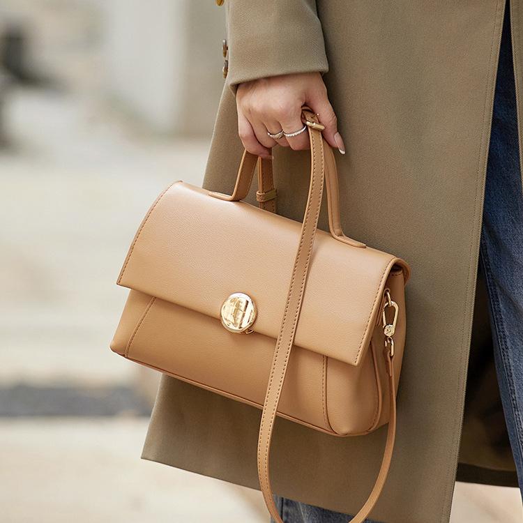 Soft Leather Women's Bag, Light Luxury, Niche and High-end Women's Single-shoulder Bag, Crossbody Bag