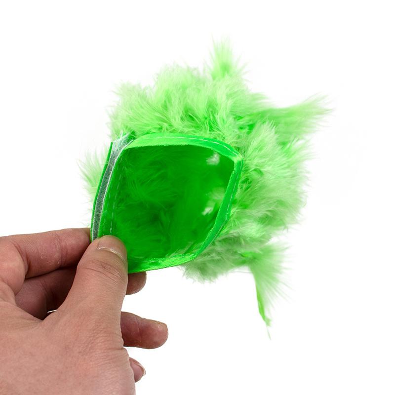 Removable Sticky Ostrich Feather Wristband Decoration Clothing Cuff Hat Handmade DIY Accessories Holiday Party Decoration