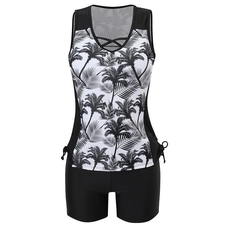 

Женский купальник с цветочным принтом, женский цельный купальник, бикини, летний пляжный женский свободный костюм XXXL серый