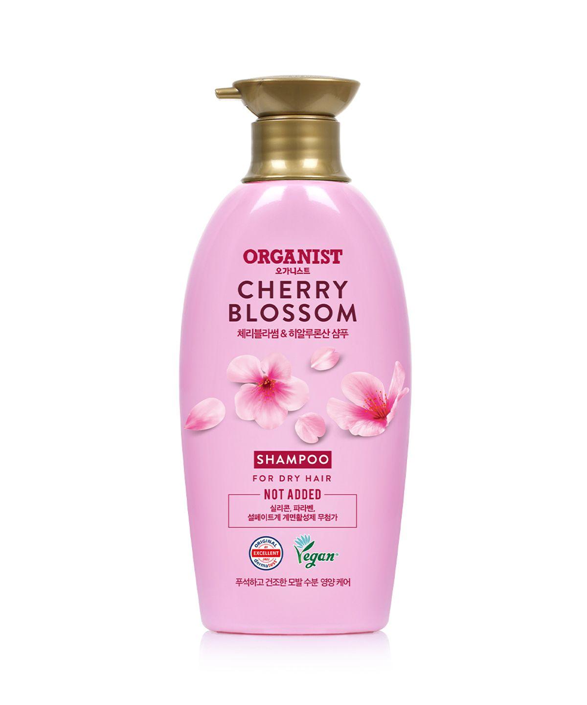 Organist Cherry Blossom Moisture & Nourishing Shampoo 500ml (Vegan)