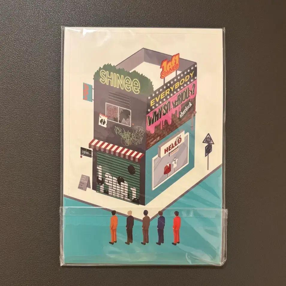 SHINEE 9th Anniversary Admission Postcard sealed